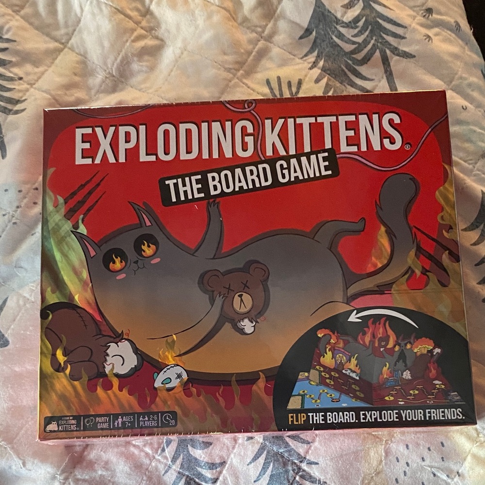 Exploding Kittens Board Game - Red